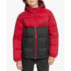 - Doudoune junior - rouge et noire