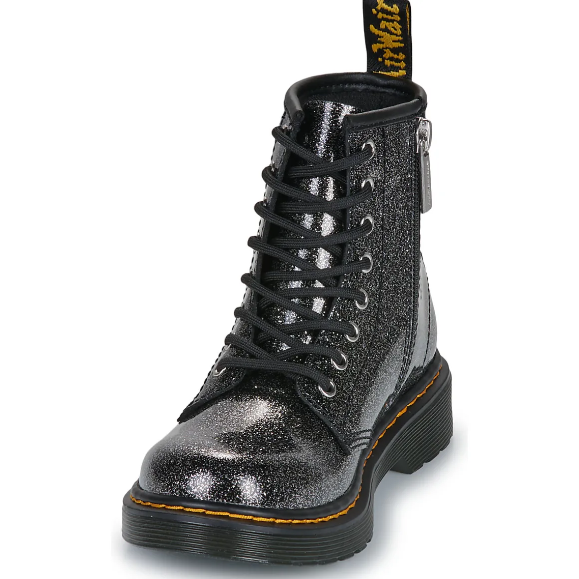 1460 J Black Silver Nebula Glitter