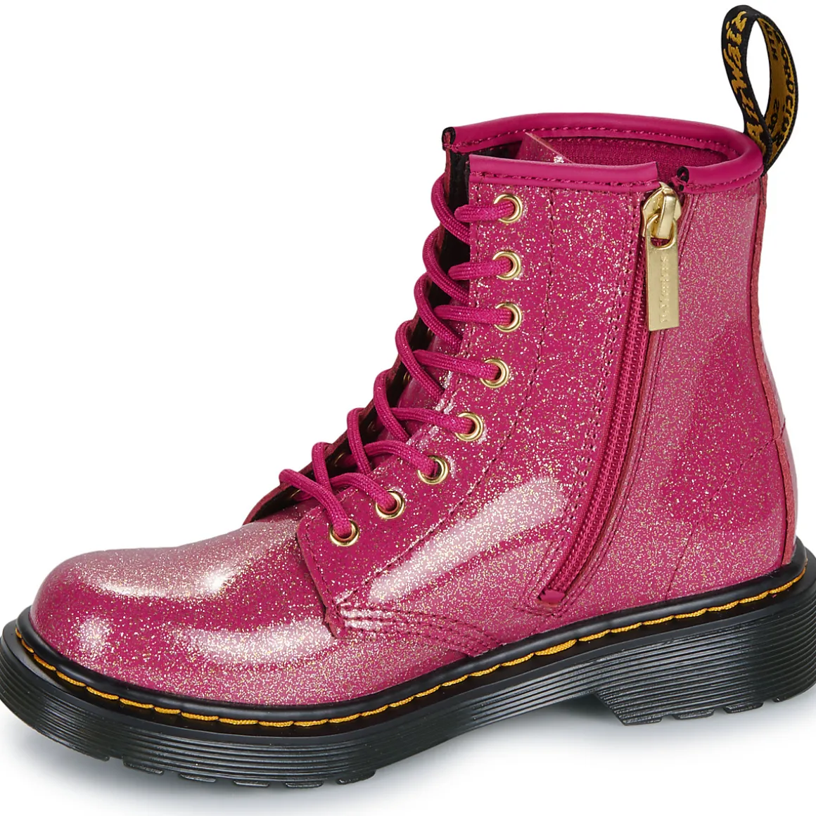 1460 J Fuchsia Silver Nebula Glitter