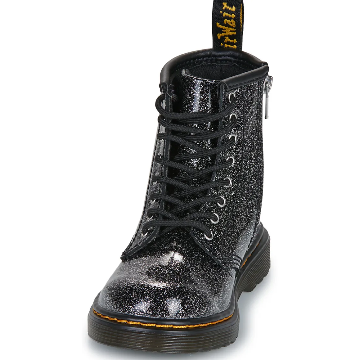 1460 T Black Silver Nebula Glitter