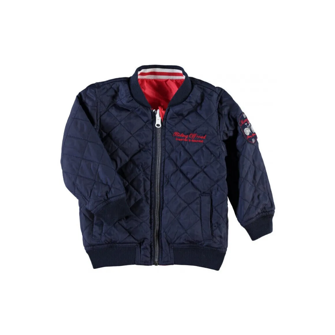 Blouson Bébé Garçon Mento reversible Bleu/Rouge