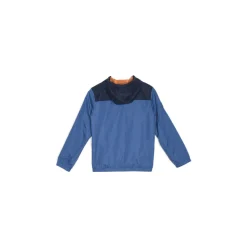 Blouson coupe-vent à Capuche Malte Bleu
