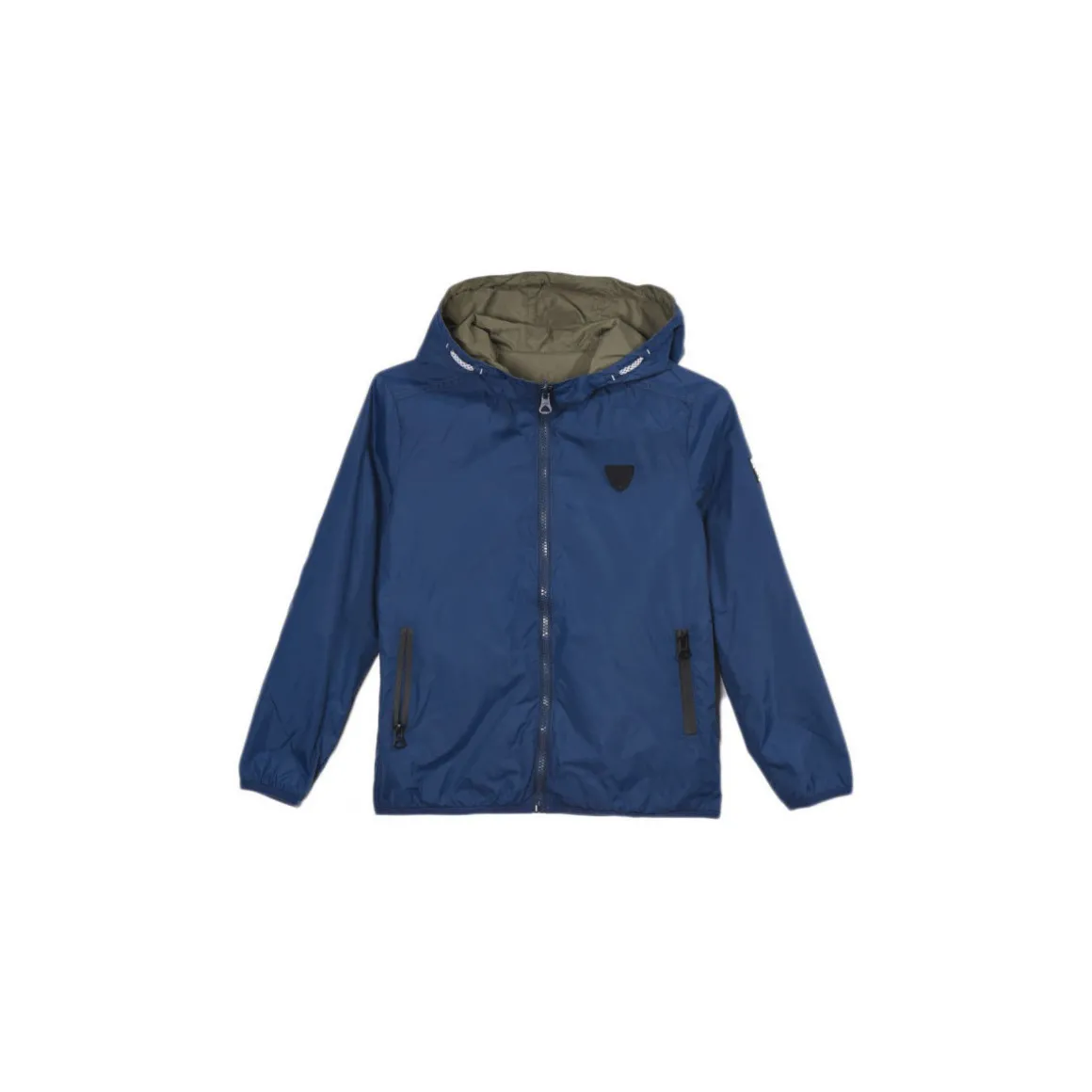 Blouson Coupe-vent Garçon Rakam Bleu/Kaki