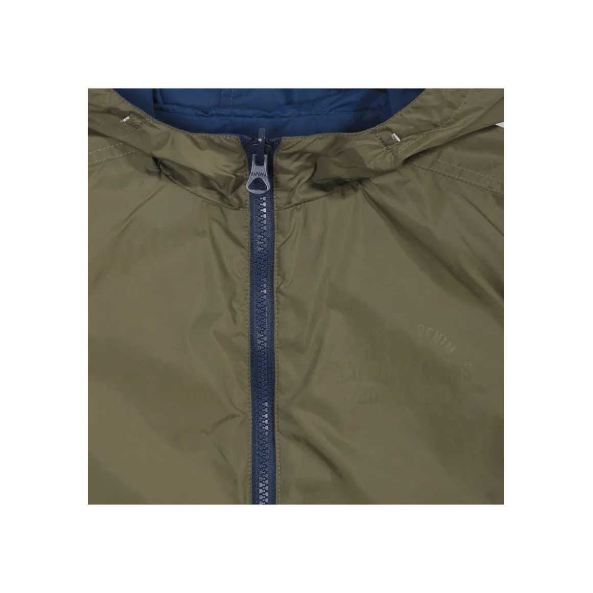 Blouson Coupe-vent Garçon Rakam Bleu/Kaki