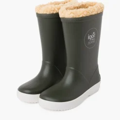 Bottes De Pluie En Shearling Pour Enfants