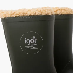 Bottes De Pluie En Shearling Pour Enfants