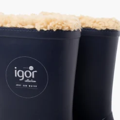 Bottes De Pluie En Shearling Pour Enfants