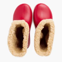 Bottes De Pluie En Shearling Pour Enfants