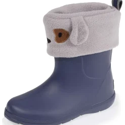 Bottes de pluie Enfant Bleu et chaussette Monstre