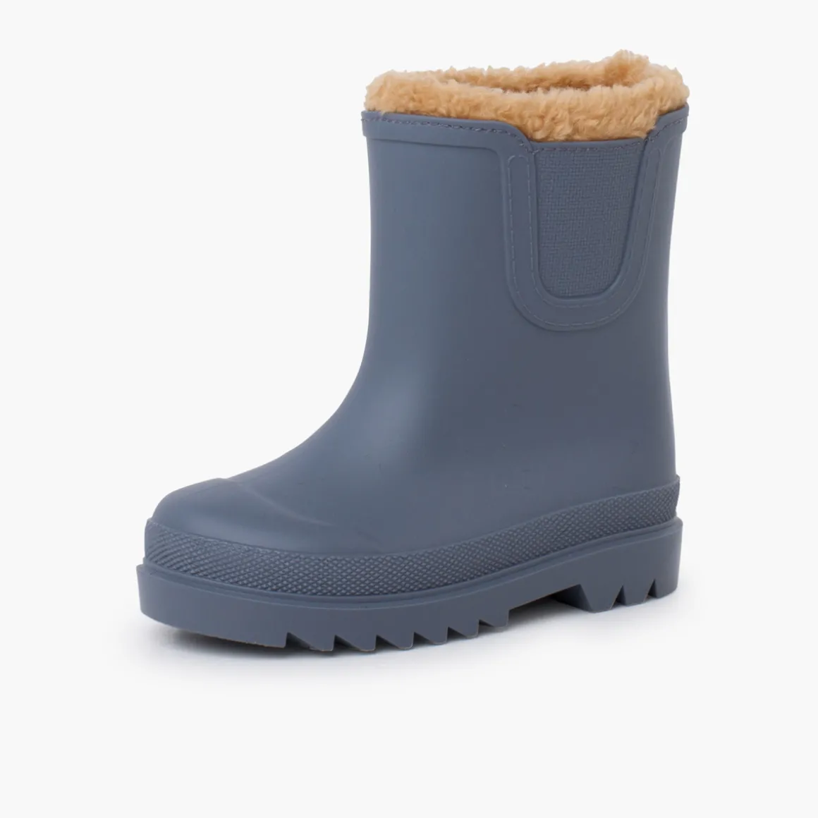 Bottes De Pluie Enfants Chelsea Imitation Fourrure Mouton