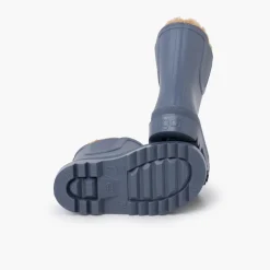Bottes De Pluie Enfants Chelsea Imitation Fourrure Mouton