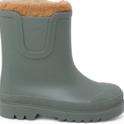 Bottes De Pluie Enfants Chelsea Imitation Fourrure Mouton
