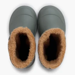 Bottes De Pluie Enfants Chelsea Imitation Fourrure Mouton