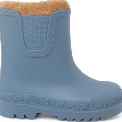 Bottes De Pluie Enfants Chelsea Imitation Fourrure Mouton