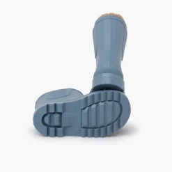 Bottes De Pluie Enfants Chelsea Imitation Fourrure Mouton