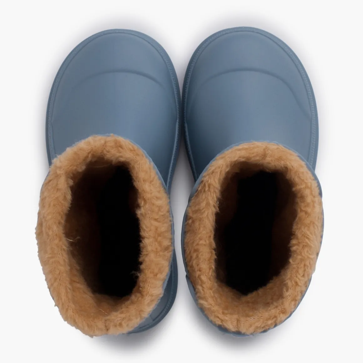 Bottes De Pluie Enfants Chelsea Imitation Fourrure Mouton