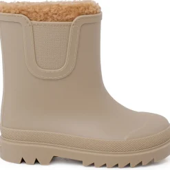 Bottes De Pluie Enfants Chelsea Imitation Fourrure Mouton