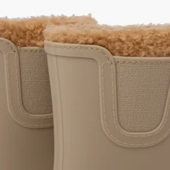 Bottes De Pluie Enfants Chelsea Imitation Fourrure Mouton
