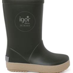 Bottes Pluie Enfants Semelle Beige