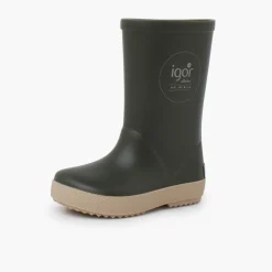 Bottes Pluie Enfants Semelle Beige