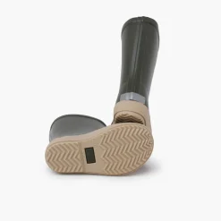 Bottes Pluie Enfants Semelle Beige