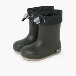 Bottes Pluie Souples Col Ajustable Enfants