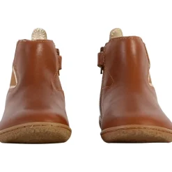 Bottine Cuir Junior Vermillon