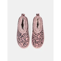 Bottines chaudes avec imprimé animalier