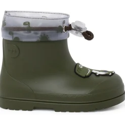 Bottines De Pluie Ajustables Dinosaure Barefoot