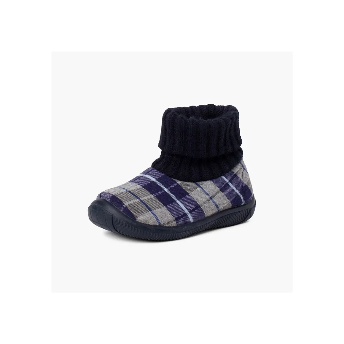 Chaussons Avec Col Chaussette En Laine