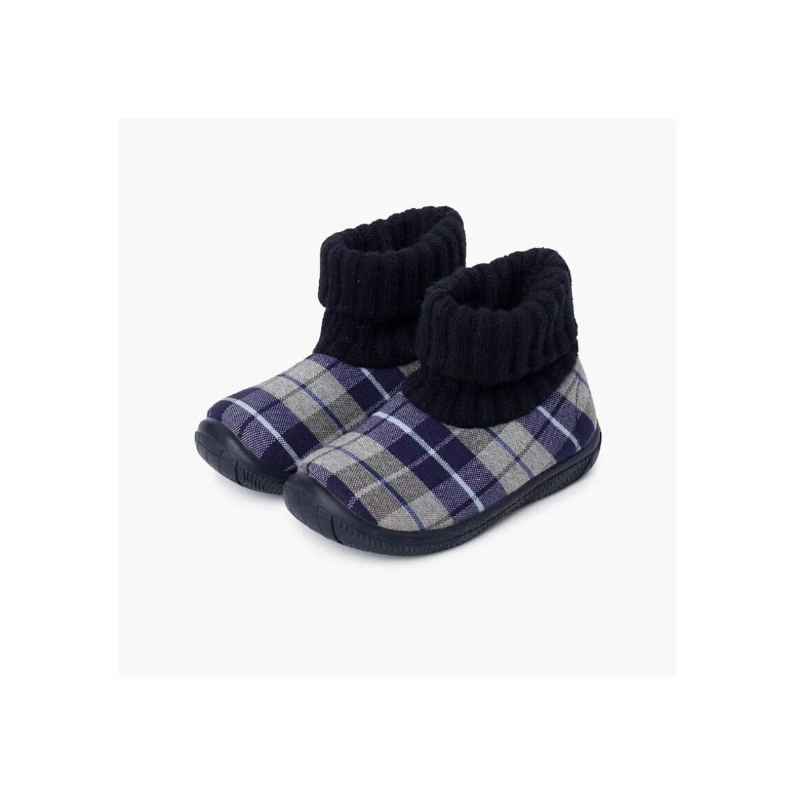 Chaussons Avec Col Chaussette En Laine