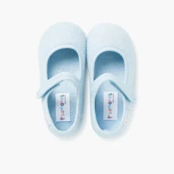 Chaussons Babies En Tissu Éponge Avec À Scratch