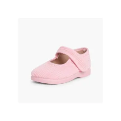 Chaussons Babies En Velours Côtelé Pour Filles