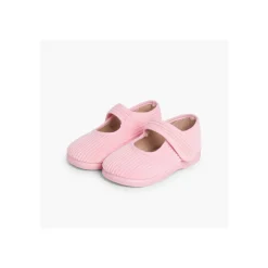 Chaussons Babies En Velours Côtelé Pour Filles