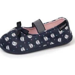 Chaussons ballerines Enfant Marine panda
