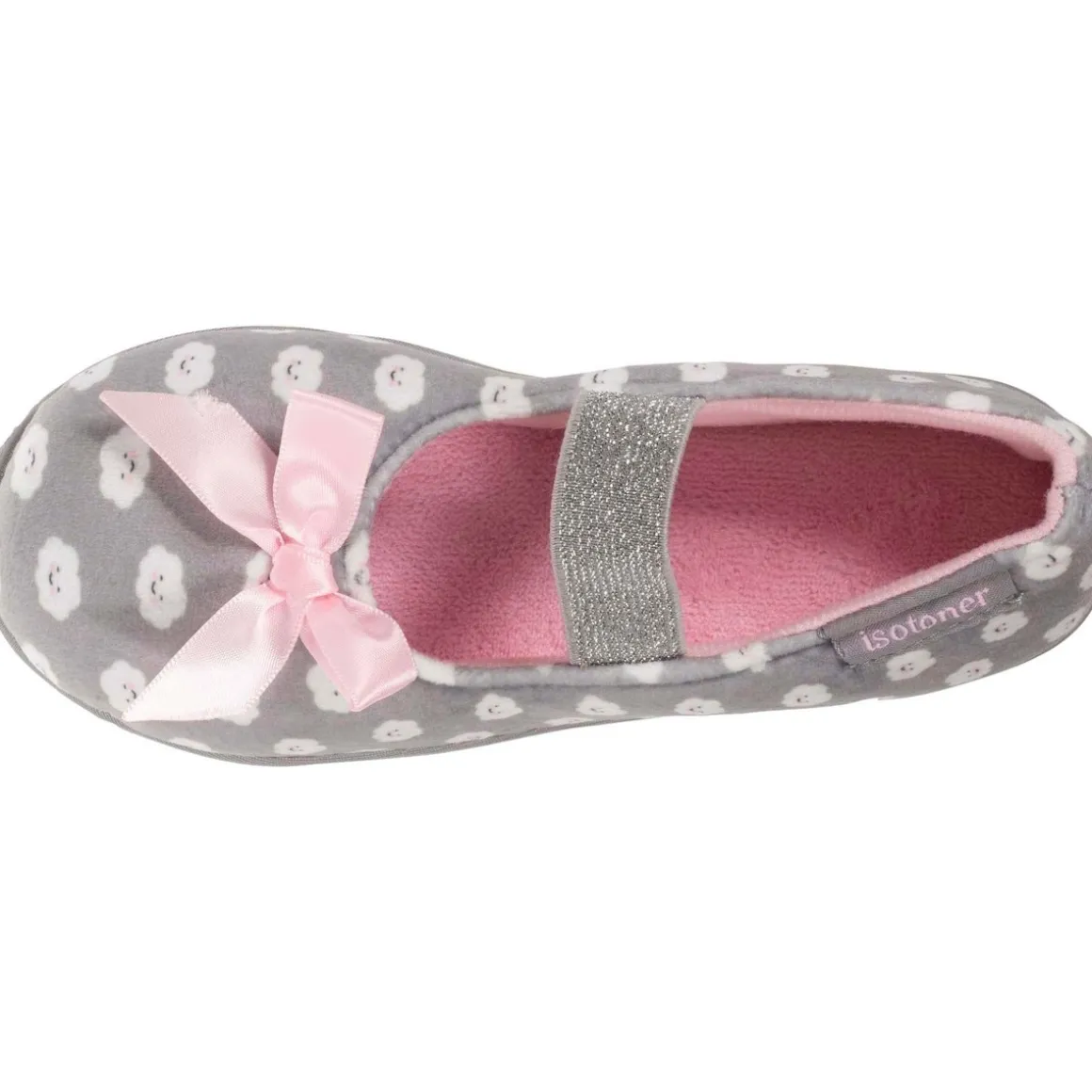 Chaussons ballerines Enfant Gris Nuage