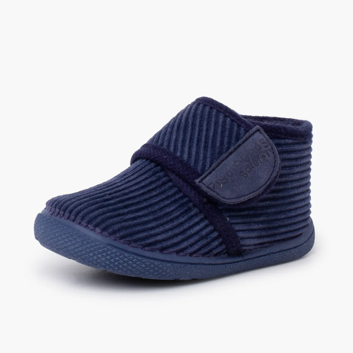 Chaussons Barefoot Velours Côtelé Fermeture À Scratch
