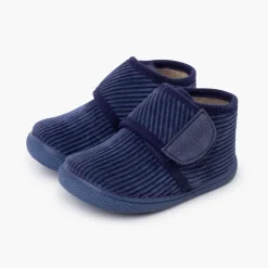 Chaussons Barefoot Velours Côtelé Fermeture À Scratch
