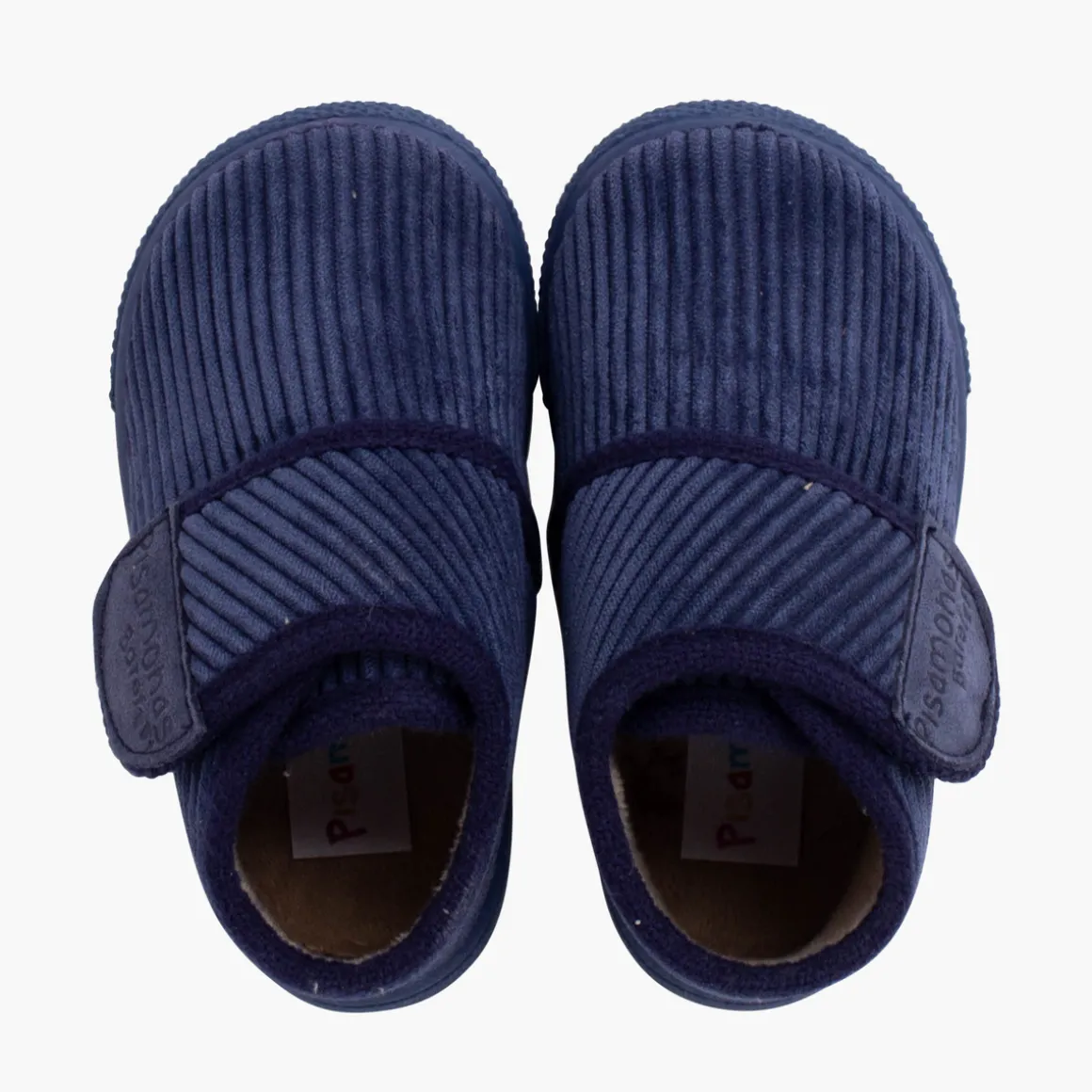 Chaussons Barefoot Velours Côtelé Fermeture À Scratch