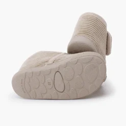 Chaussons Barefoot Velours Côtelé Fermeture À Scratch