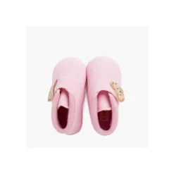 Chaussons Bottes Enfant En Velours Côtelé Ours