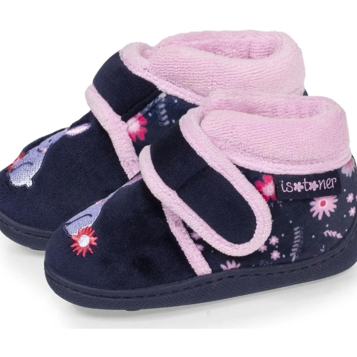 Chaussons bottillons scratch Bébé Lapin