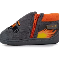 Chaussons bottillons zip Enfant Gris Formule 1