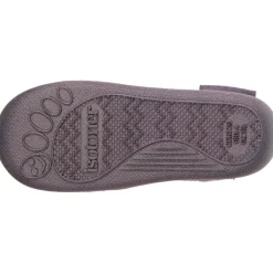 Chaussons bottillons zip Bébé Glace Gris
