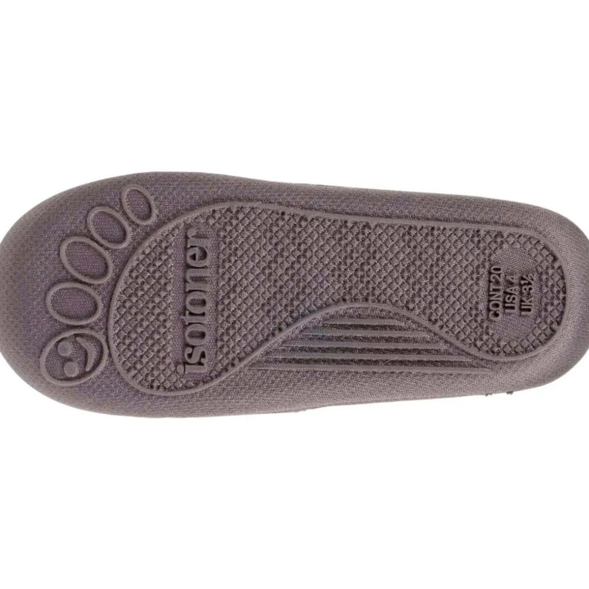 Chaussons bottillons zip Bébé Gris irisé
