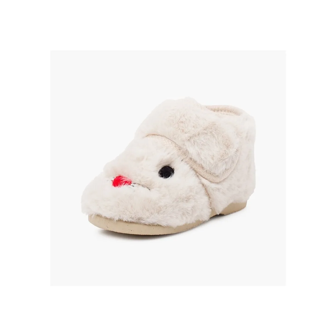 Chaussons De Lapin En Fourrure Douce