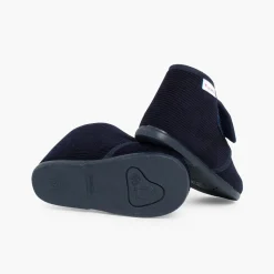 Chaussons En Velours Côtelé À Scratch