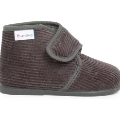 Chaussons En Velours Côtelé À Scratch