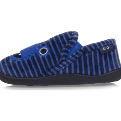 Chaussons mocassins Enfant Monstre Rayures