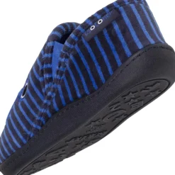 Chaussons mocassins Enfant Monstre Rayures